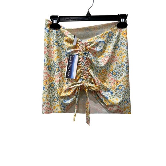 New Isabella Rose Women's Size M Homegrown Floral Swim Tube Skirt - Picture 1 of 9